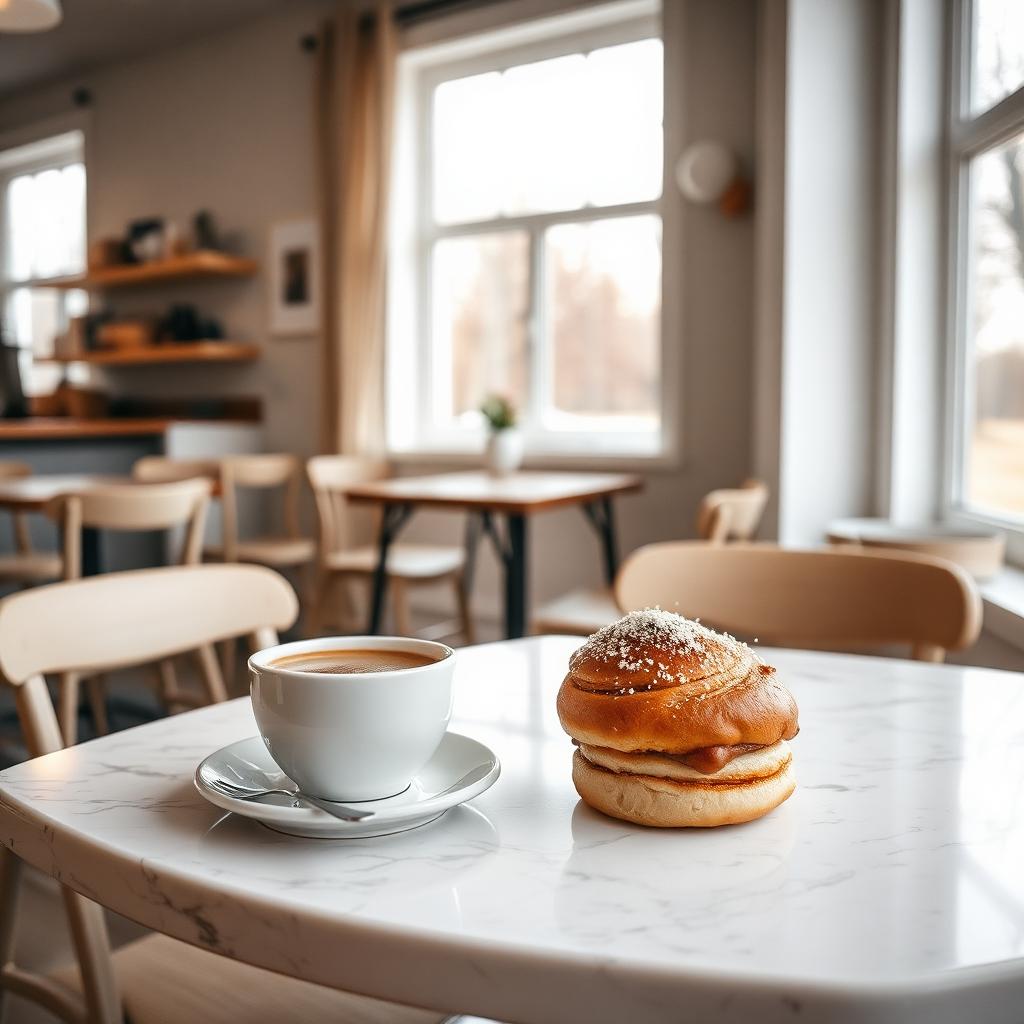 A Morning in a Helsinki Café